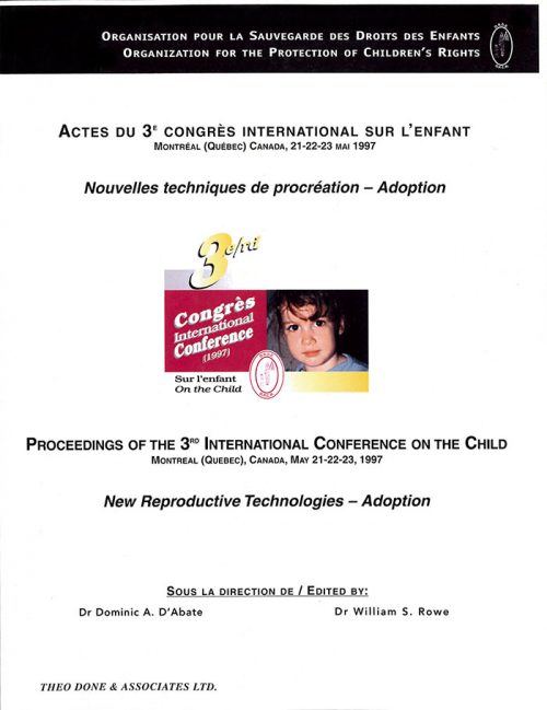 3e Congrès International – Techniques de procréation et Adoption