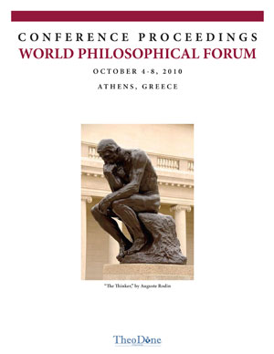 Actes du World Philosophical Forum